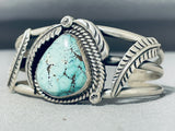 Wonderful Vintage Native American Navajo Turquoise Sterling Silver Bracelet-Nativo Arts