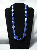Expressive Navajo Lapis Necklace Native American-Nativo Arts
