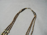Native American One Of The Best Vintage Santo Domingo Royston Turquoise Sterling Silver Necklace-Nativo Arts