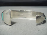 Very Important Vintage Native American Navajo Jim Harrison Turquoise Sterling Silver Bracelet-Nativo Arts