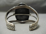 Quality Vintage Native American Navajo Blue Royston Turquoise Sterling Silver Bracelet-Nativo Arts