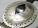 Very Important Early 1900's Vintage Native American Navajo Coin Silver Concho Belt Old-Nativo Arts