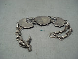 Spectacular Vintage Native American Navajo Turquoise Sterling Silver Bracelet-Nativo Arts