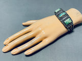 Museum Quality Vintage Native American Navajo Royston Turquoise Sterling Silver Bracelet-Nativo Arts