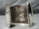 Magnificent Vintage Native American Navajo Morenci Turquoise Sterling Silver Bracelet-Nativo Arts