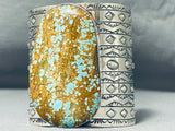 Tallest Crazy #8 Turquoise Native American Sterling Silver Bracelet-Nativo Arts
