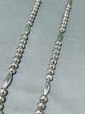 Important Inlay Master Vintage Native American Navajo Turquoise Sterling Silver Necklace-Nativo Arts