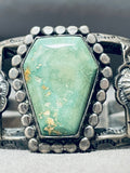 Early Museum Quality Vintage Native American Navajo Royston Turquoise Sterling Silver Bracelet-Nativo Arts