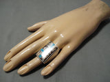 Incredible Turquoise Wildhorse Sterling Silver Native American Ring-Nativo Arts