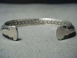 Sunny Reeves Vintage Navajo Sterling Silver Bracelet Native American Old-Nativo Arts
