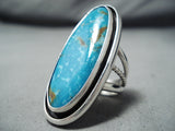 Boyd Jr Signed Navajo Native American Pilot Mountain Sterling Silver Ring-Nativo Arts