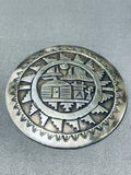 Rand Begay Native American Navajo Sterling Silver Pin/ Pendant Signed-Nativo Arts