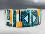 Important Best Mary Morgan Vintage Native American Navajo Turquoise Sterling Silver Bracelet-Nativo Arts