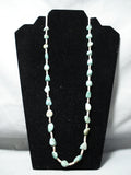 Impressive Santo Domingo Royston Turquoise Necklace Native American-Nativo Arts