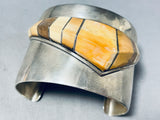 Native American Mind Boggling 3d Inlay Vintage Navajo Sterling Silver Bracelet-Nativo Arts