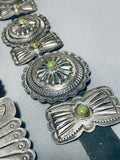 Royston Turquoise Vintage Native American Navajo Roger Skeet Sterling Silver Concho Belt-Nativo Arts