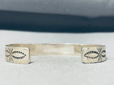 Important Vintage Native American Navajo Oscar Alexius (d) Turquoise Sterling Silver Bracelet-Nativo Arts