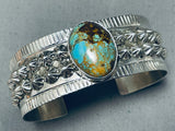 Exceptional Vintage Native American Navajo Royston Turquoise Sterling Silver Bracelet-Nativo Arts