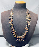 Native American Authentic Vintage Santo Domingo Heishi Bird Fetish Sterling Silver Necklace-Nativo Arts