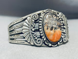 Very Old Vintage Native American Navajo Petrified Wood Sterling Silver Bracelet-Nativo Arts