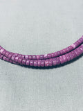 Native American Absolutely Incredible Southwest Sterling Silver Sugilite Necklace-Nativo Arts