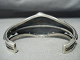 Verdy Jake Authentic Native American Navajo Rare Turquoise Sterling Silver Bracelet-Nativo Arts