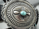 Authentic Vintage Native American Navajo Turquoise Sterling Silver Concho Belt Old-Nativo Arts