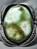One Of The Best Vintage Native American Navajo Damale Turquoise Sterling Silver Leaf Bracelet-Nativo Arts
