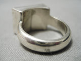 Nostalgic Route 66 Vintage Navajo Sterling Silver Native American Ring-Nativo Arts