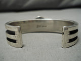 Important Jeanette Dale Vintage Native American Navajo Sterling Silver Bracelet Cuff-Nativo Arts