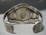 Museum Vintage Native American Navajo Royston Turquoise Sterling Silver Bracelet Old-Nativo Arts