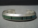 Superb Donny Clark Vintage Native American Navajo Turquoise Bracelet-Nativo Arts