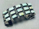 Very Important Vintage Native American Navajo Kee Joe Benally Turquoise Sterling Silver Bracelet-Nativo Arts