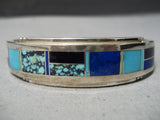 Important Donny Douglas Vintage Native American Navajo Turquoise Sterling Silver Bracelet-Nativo Arts