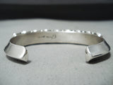 Remarkable Signed Native American Navajo Corals Sterling Silver Bracelet-Nativo Arts