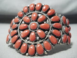 Incredible Vintage Native American Navajo Sterling Silver Cluster Bracelet-Nativo Arts