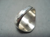 Tremendous Navajo Native American 14k Gold Sterling Silver Ring-Nativo Arts