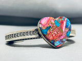 One Of The Best Purple Mohave Turquoise Native American Navajo Sterling Silver Bracelet-Nativo Arts