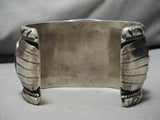 One Of Biggest Best Vintage Native American Navajo Royston Turquoise Sterling Silver Bracelet-Nativo Arts