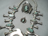 Native American Important Vintage Ben Nighthorse Campbell Turquoise Sterling Silver Bracelet Set-Nativo Arts