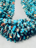 Important Whitegoat Vintage Native American Navajo Turquoise Heishi Necklace-Nativo Arts