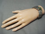 Stunning Native American Navajo Royston Turquoise Sterling Silver Bracelet-Nativo Arts