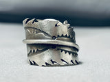 Amazing Adjustable Vintage Native American Navajo Sterling Silver Ring-Nativo Arts