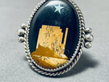Monument Valley Detailed Native American Navajo Sterling Silver Ring-Nativo Arts