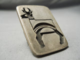Museum Authentic Vintage Navajo Native American Hopi Petroglyph Sterling Silver Ring Old-Nativo Arts