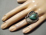 Wonderful Vintage Native American Navajo Royston Turquoise Sterling Silver Ring-Nativo Arts