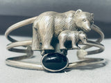 Mommabear Vintage Southwest Sterling Silver Bracelet Cuff-Nativo Arts