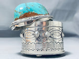Native American Important Ben Begaye (d.) Domed Turquoise Sterling Silver Jewelry Box-Nativo Arts