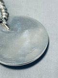 Native American One Of The Best Ever Vintage Zuni Turquoise Inlay Sterling Silver Necklace-Nativo Arts