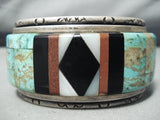 Best Vintage Native American Navajo Charles Loloma Student Turquoise Sterling Silver Bracelet-Nativo Arts